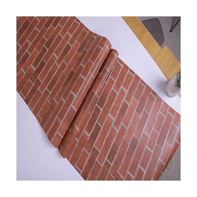 주문 3D 벽돌 스티커 벽지 방수 자착 PVC 벽지 online manufacture
