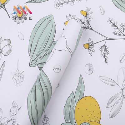 주문 환경 친화적 인 벽지 제거 할 수있는 벽지 인테리어 장식 꽃 껍질 및 스틱 벽지 online manufacture
