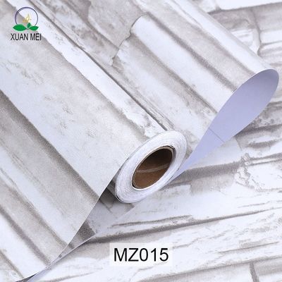 주문 3D 슬레이트 스톤 벽돌 효과 벽지 PVC 3D 벽돌 벽지 online manufacture