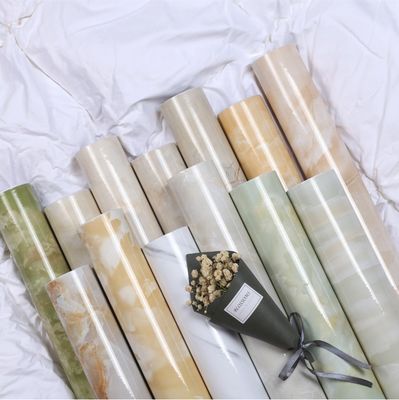 주문 OEM 대리석 접착 벽지 금 대리석 껍질 및 스틱 벽지 욕실 online manufacture