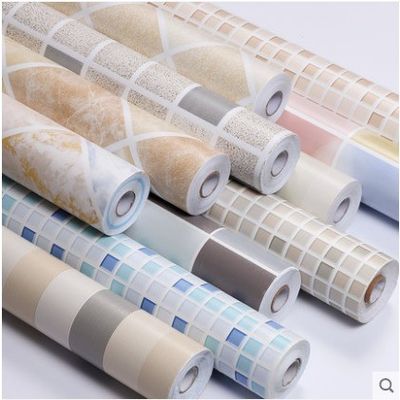 주문 3D 타일 벽지 롤 벽지 코팅 3d 벽지 욕실 벽지 3D 벽지 스티커 online manufacture