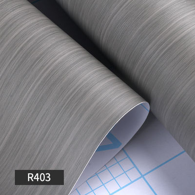 Buy Mildewproof Gray Wood Grain Wallpaper 61cm*10m Wood Effect Self Adhesive Wallpaper online manufacture