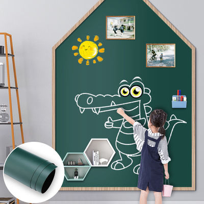comprare 60cm*1,2m Adesivo per parete rimovibile in cartone di calcare Verde adesivo in cartone nero in vinile online manufacture