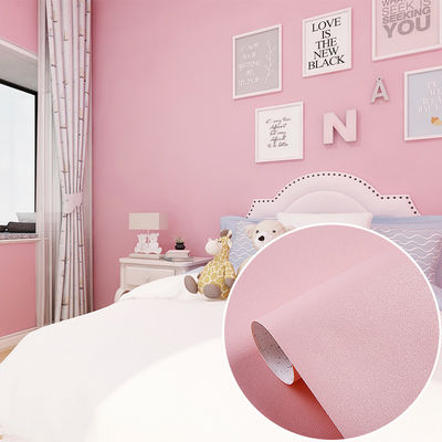 acheter Matt papier peint rose rouge auto-adhésif revêtement murale en vinyle pour chambre à coucher online manufacture