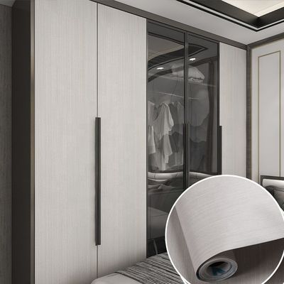 Αγορά 100M Roll Grey Wood Grain Wallpaper PVC Peel And Stick Wood Grain Wallpaper Ηχογραφήσεις από ξύλο και ξύλο online manufacture
