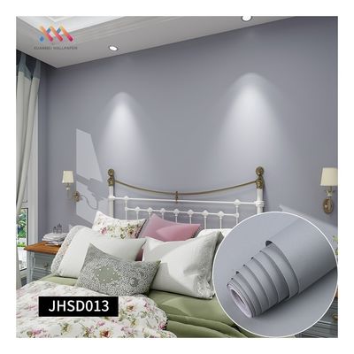 kopen Afneembare DIY plain lichtgrijs behang 60cm*10m Kleefstof vinyl behang online manufacture