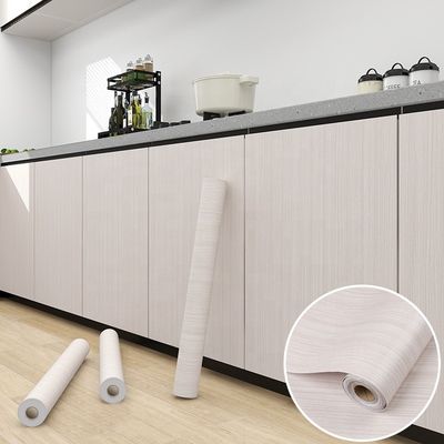 주문 스트라이프 나무 효과 벽지 비닐 나무 곡물 껍질 및 스틱 벽지 online manufacture