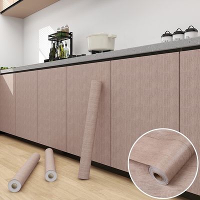 comprar Agregue un toque de elegancia a su hogar con el estilo clásico 3D Papel de pared de grano de madera pegatina rayas de plaido online manufacture