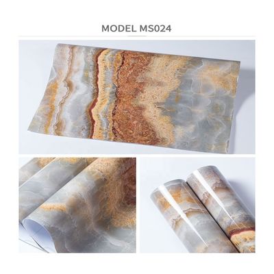 주문 파플 데 파레 주방용 대리석 벽화 61cm 너비 PVC 비닐 접촉 종이 인쇄 된 벽지 online manufacture