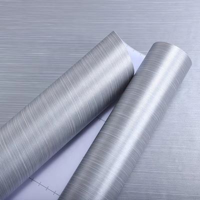 kaufen PVC-Silber-Metalltapete Schälen und Kleben Kontaktpapier aus Edelstahl für Geräte online manufacture