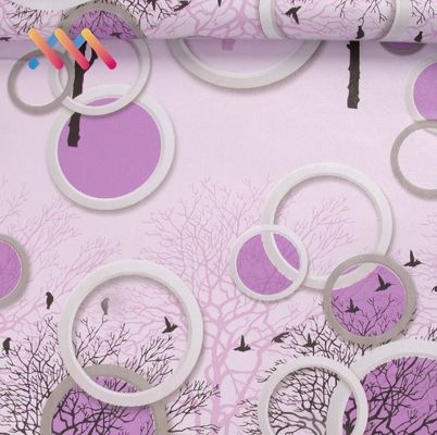kaufen Floral Design Vinyl Tapete Dekorative PVC Film Wohnkultur Tapete 3D online manufacture