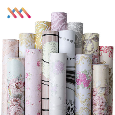 comprar Pantalones de pared con rayas y pegatinas personalizadas de 10 m de papel de pared con cáscara de vinilo online manufacture