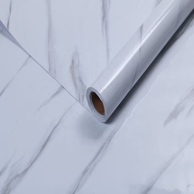 주문 0.60m * 5m 현대 디자인 스타일의 가구 테이블 스티커를위한 대리석 비닐 접착 벽지 online manufacture