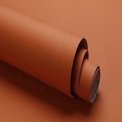 acheter Caramel orange papier peint en couleur bleue 122cm 61cm papier peint en vinyle auto-adhésif pour salle de bain online manufacture