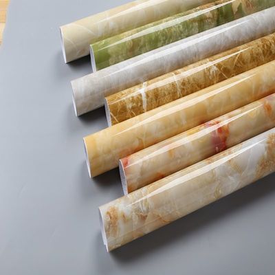 주문 고 광택의 대리석 디자인 제거 접착성 접촉 종이와 함께 정교한 터치를 추가 online manufacture