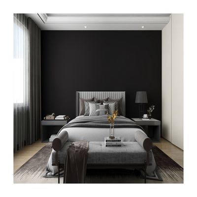 comprar Papel de pared de color negro inoxidable estilo de diseño de lujo para la decoración del hogar en el dormitorio sala de estar y TV online manufacture