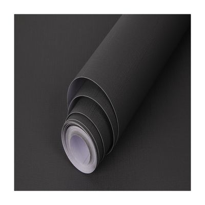 購入 マット・フィニッシュ 暗黒色の自己粘着型PVC壁紙 家庭装飾用 音吸収機能 online manufacture