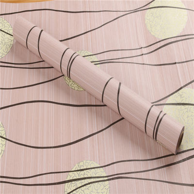 comprar Papeles de pared para decoración de paredes de 45 cm de ancho Rayas de patrón de cuadros para el hogar Diseños de papel de pared de PVC online manufacture