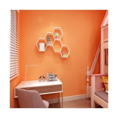 kaufen Selbstklebende Wasserdichte Festfarbe Aufkleber Dekoration Wandsticker in orange Farbe erschwinglich und langlebig online manufacture
