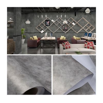 comprar Papel de pared gris oscuro de lujo con patrón geométrico de 0,6 m de ancho pegatinas de pared de vinilo papel de pared extraíble diseño personalizado online manufacture