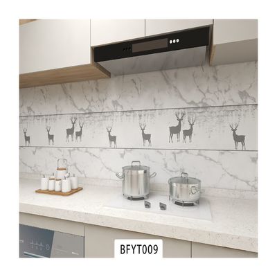 comprar Papel de pared de aluminio autoadhesivo de diseño moderno para cocina impermeable y a prueba de humo online manufacture