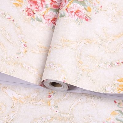 kaufen Feuchtigkeitsdichtes Modernes Design 3D selbstklebendes Damaskus-PVC-Wandpapier für die Wohnkultur online manufacture