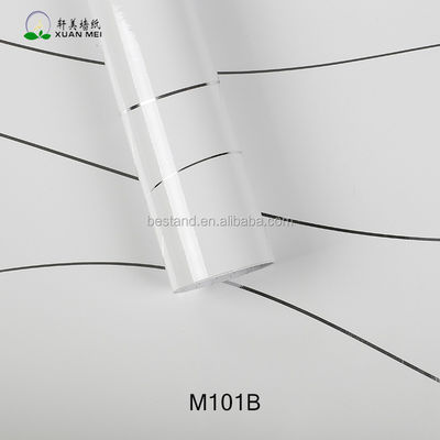 Beli PVC Glossy Self Adhesive Wallpaper 10m Dapur Counter Wallpaper online manufacture