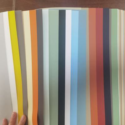 주문 오렌지 베이지 그래픽 PVC 라미네이트 필름 곰팡이 방지 접착성 PVC 필름 online manufacture