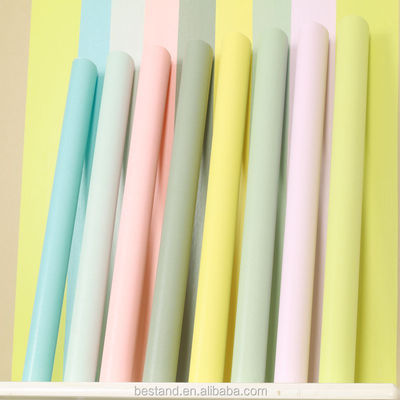 comprar Papel de pared de vinilo 3D Texturas Diseño coreano A prueba de moho Color sólido PVC Adesivo Papel de pared pegatina pegatina de muebles online manufacture