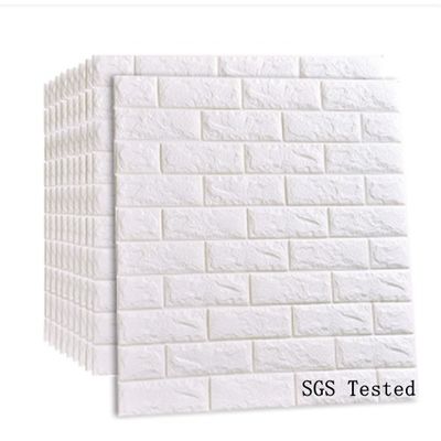 comprar PE espuma 70cm*77cm paquetes blandos estilo de diseño 3D adhesivos de pared de ladrillo entretenimiento panel de pared decoración para el hogar peeling off wallpaper online manufacture