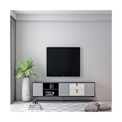 주문 부드러운 패키지 디자인 스타일 방수 방수 3D PE 폼 벽돌 벽지 스티커 10mm 두꺼운 흰색 벽장 장식 벽지 online manufacture