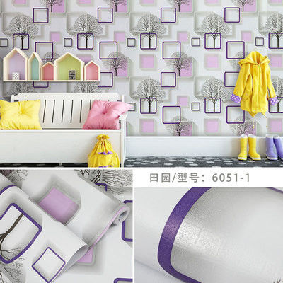 Buy 3D Vinyl Wallpaper for Living Room Peel and Stick Damask Design Flower Removable Home Wallpaper online manufacture
