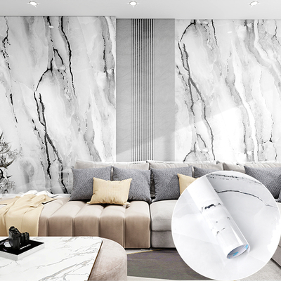 comprar Película autoadhesiva de PVC de oro de mármol brillante para muebles y decoración interior de salones online manufacture