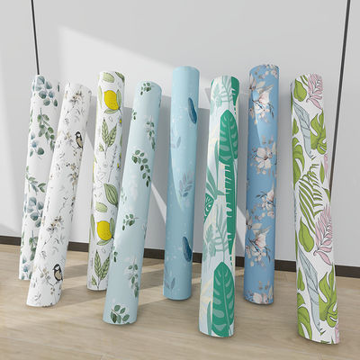 Modern Style Removable Floral Wallpaper for Natural Dining Room and Bedroom Decoration