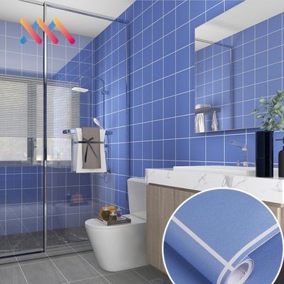 Waterproof Tile Design Wallpaper 3D PVC Mosaic Tile Wallpaper Adhesive Wall Paper