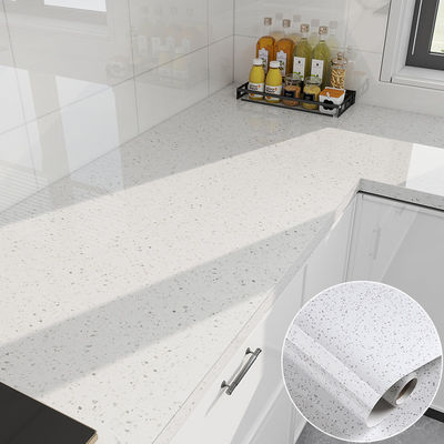 Peel Stick Marble Wallpaper Rolls for Kitchen Interior Waterproof Environmentally Friendly