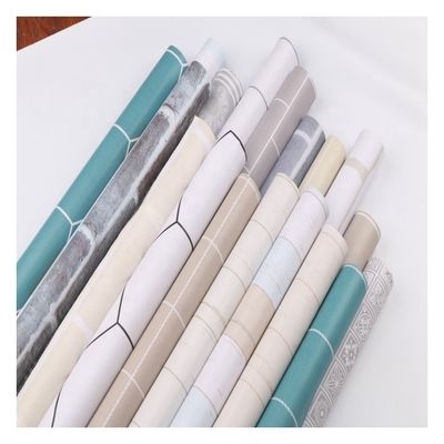 Self-adhesive Washable Tile Designs Kitchen Wallpaper Oil-proof Stickers Anti-fouling Wall Paper Home Decor