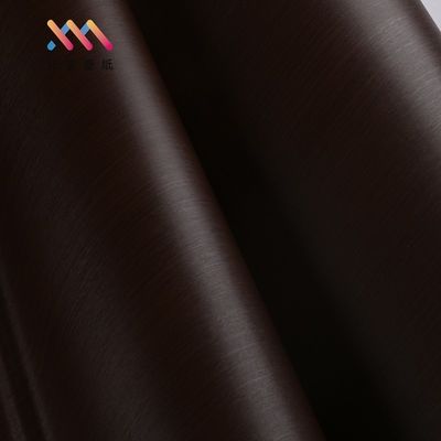 122cm Width Wood Panel Effect Wallpaper Waterproof Black Wood Grain Wallpaper