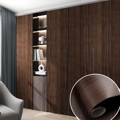 Removable Dark Wood Grain Wallpaper Peel And Stick Self Adhesive wallpaper Wooden Wallpaper Sticker