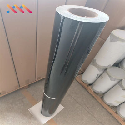 Furniture Films Modern Black High Glossy Peel Stick Wallpapers Self-Adhesive Heat Resistant Oil Water Proof Plain Color Kitchen Decoration Film