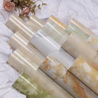 Hotel Self Adhesive 3D Stone Marble Contact Paper Vinyl Waterproof Wallpaper Kitchen Sticker