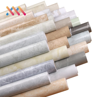 Waterproof Vinyl Wallpapers 3D Marble Self Adhesive Wallpaper for Interior Decoration Kitchen Cabinet Film