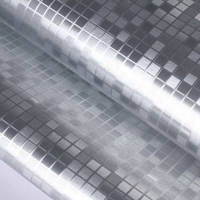 PVC Mosaic Peel And Stick Wallpaper Hotel 3D Mosaic Wallpaper Self Adhesive