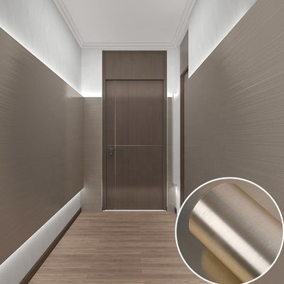 60cm*2m Luxury Metallic Wallpaper Copper Removable Vinyl Wallpaper Furniture Sticker