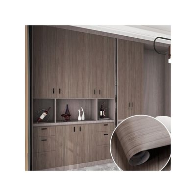 Self Adhesive Renovation Kitchen Cabinet Waterproof Wood Grain Wallpaper Wall Sticker Geometric Pattern for Cabinet Decor