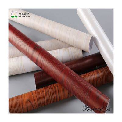 Removable Wood Wall Paper Decor with Vintage Wood Decorative Film Peel and Stick Wallpaper