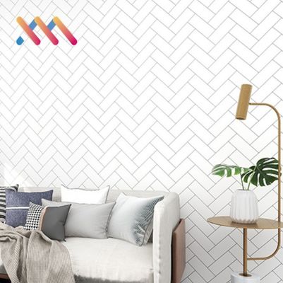 Stripes Pattern Self Adhesive Vinyl PVC Wall Paper for interior decoration wallpaper