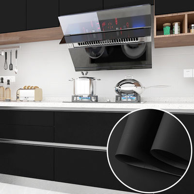 Self-adhesion Sticker Wallpapers in Black for Waterproof Home Decor