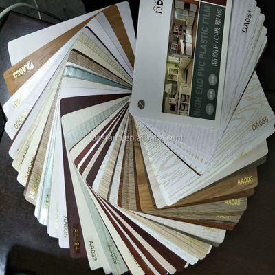 Furniture 1400mm Width Opaque PVC Wood Texture Foil for MDF Vacuum Press Door Decoration Film