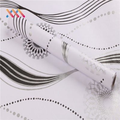 Wallpapers for Bedroom 45cm Width Vinyl Waterproof Pvc Self Adhesive Wallpaper